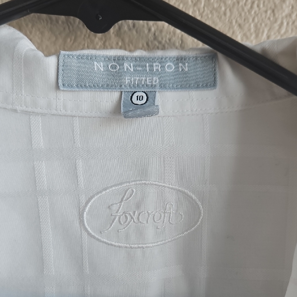 Foxcroft White Button-Down Shirt - Picture 2 of 5
